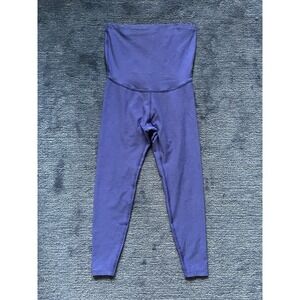 Beyond Yoga Maternity High Waist‎ Leggings Blue Size Large Over Belly Stretch